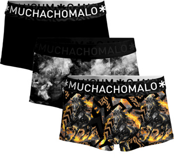 Heren 3-pack Trunks Fire Elements