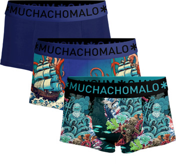 Heren 3-pack Trunks Water Elements