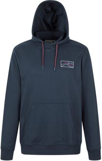 Heren 3 Peaks Mountain Hoodie (Donkerblauw) - 2XL