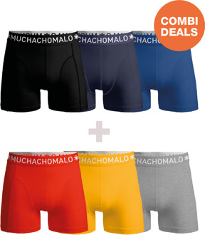 Heren 3+3-pack Boxershorts