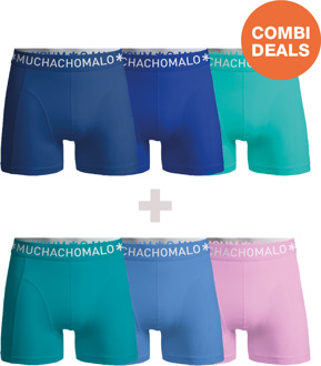 Heren 3+3-pack Boxershorts