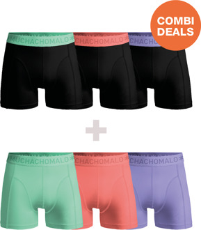 Heren 3+3-pack Boxershorts