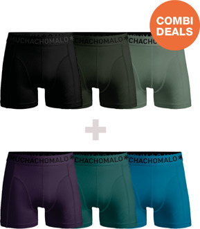 Heren 3+3-pack Boxershorts