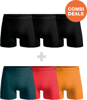Heren 3+3-pack Boxershorts