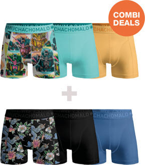 Heren 3+3-pack Boxershorts
