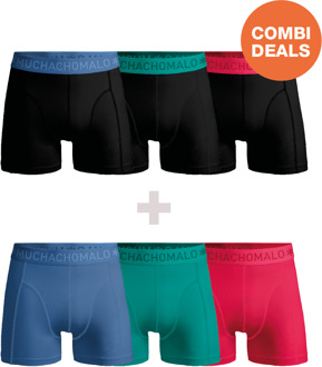 Heren 3+3-pack Boxershorts