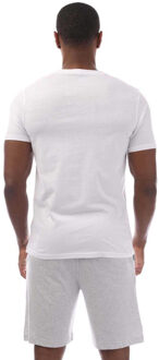 Heren Aberdeen Loungewear Set (Wit/Grijs) - 2XL