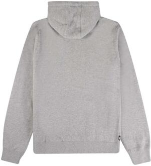 Heren Active Groot Logo Hoodie (Lichtgrijs)