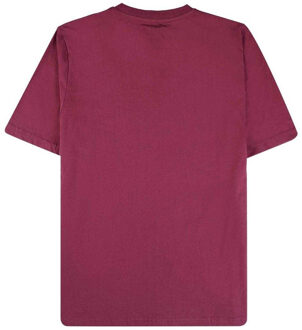 Heren Active T-Shirt met groot logo (Bourgondië) - maat L Bourgogne