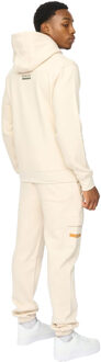 Heren Adamsberg Hoodie en Joggingbroek Set (Off White) Gebroken wit