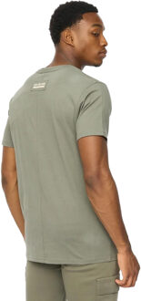 Heren Adamsberg T-Shirt (Donkergroen) Olijf - L