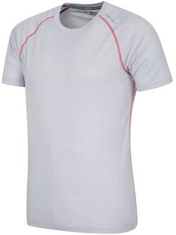Heren Aero II T-Shirt met korte mouwen (Lichtgrijs) - maat XS