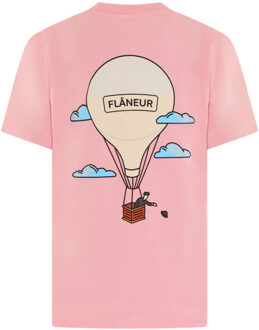 Heren aéronautique t-shirt Roze - M