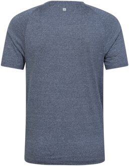Heren Agra Gestreept IsoCool T-Shirt (Marine) Navy - M