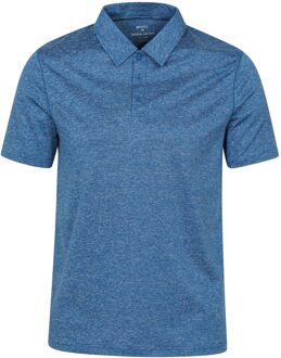 Heren Agra gestreept poloshirt (Blauw) - maat L
