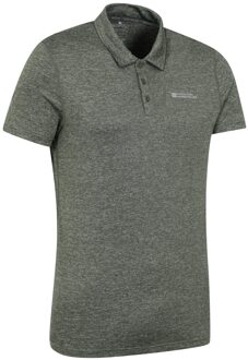 Heren Agra gestreept poloshirt (Groen) - L