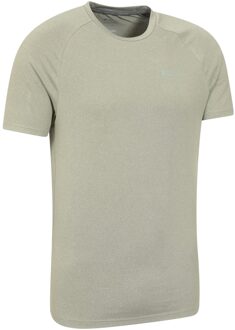 Heren Agra Melange T-Shirt (Groen) - XS