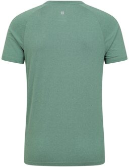 Heren Agra Melange T-Shirt (Kaki Groen) - maat 4XL