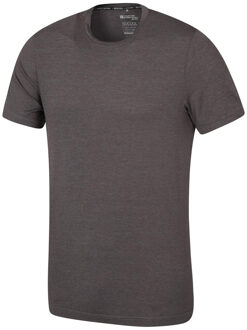Heren Agra Melange T-Shirt (Zwart) - maat 2XS