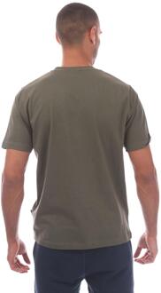 Heren Alttio Logo T-Shirt (Khaki) - maat Kaki