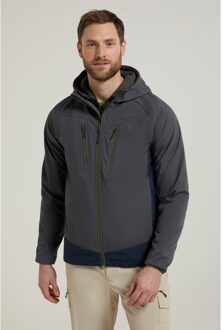 Heren Ambit Lichtgewicht Zachte Shell Jas (Donkergrijs) - 2XL