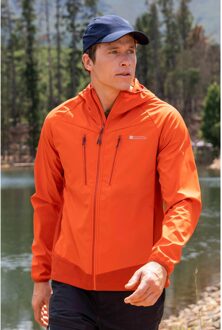 Heren Ambit Lichtgewicht Zachte Shell Jas (Oranje) - XS