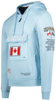 heren anorak trui galapagos sky blue Lichtblauw - XXL