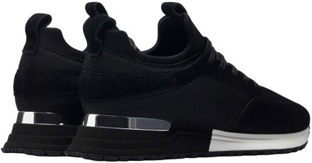 Heren Archway Leren Trainers (Zwart) - EU 39/ UK 6