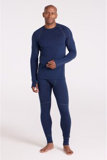 Heren Asgard Merino Wol Base Layer Set (Donkerblauw)