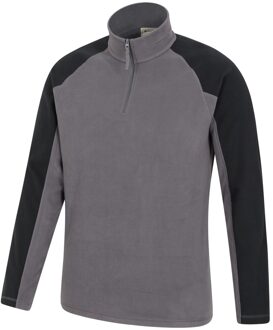 Heren Ashbourne II Half Zip Fleece Top (Donkergrijs) - maat XL