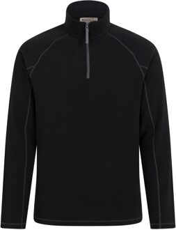 Heren Ashbourne II Half Zip Fleece Top (Zwart) - 3XL
