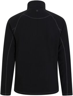 Heren Ashbourne II Half Zip Fleece Top (Zwart) - maat