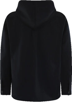 Heren atelier hooded shirt Blauw - L