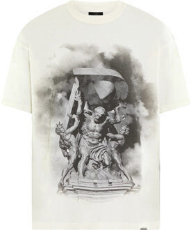 Heren atlas t-shirt Wit - M