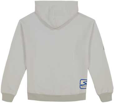 Heren Avirex Spider Racer Hoodie in Grijs