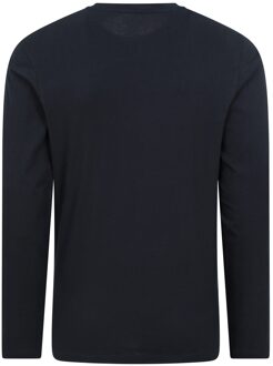 Heren Badge Organic Top met lange mouwen (Marine) - maat Navy