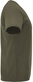 Heren bahrein sport t-shirt met korte mouwen Groen - XL