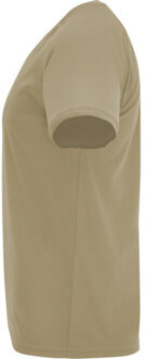 Heren bahrein sport t-shirt met korte mouwen - maat L Bruin