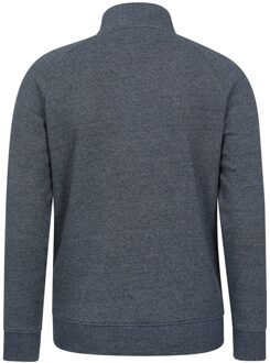 Heren Bamburgh Trui met halve rits (Marine) Navy - 2XL