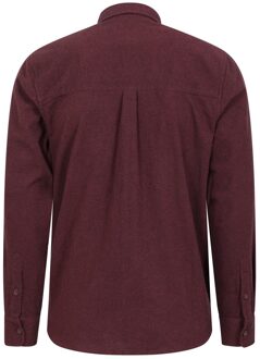 Heren Bamford gemêleerd overhemd (Bourgondië) Bourgogne