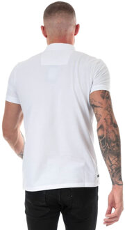 Heren Barnum Poloshirt (Wit) - 2XL