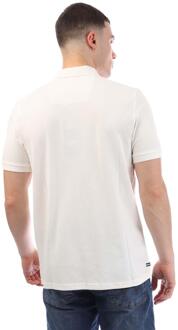 Heren Barnum Poloshirt (Wit) - maat