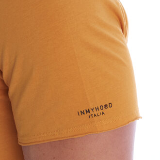 Heren Basis Katoenen Korte Mouwen T-Shirt HS24MTS03 Bruin - XL