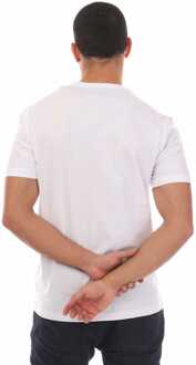 Heren Belstaff Cotton Jersey Signature T-shirt in Wit