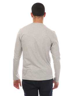 Heren Belstaff Katoen Jersey T-shirt met lange mouwen in Zilver - maat