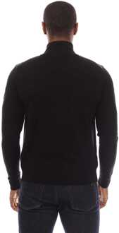 Heren Belstaff Kelbrook Rits Cardigan in Zwart