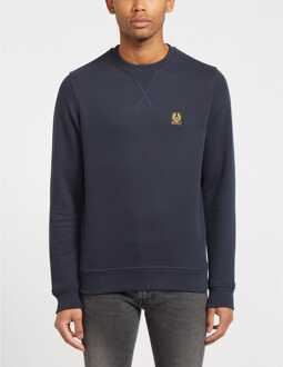 Heren Belstaff Sweatshirt met ronde hals in inktblauw