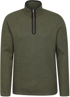 Heren Beta Contrast Ritssluiting (Donkere Khaki) Kaki - XS