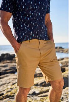 Heren Biologische Chino Shorts (Licht Beige) - 2XL
