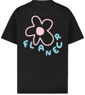 Heren blossom t-shirt /roze Zwart - S